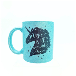 Блестящая 3D кружка Born to be a unicorn (3 цвета) 