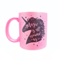 Блестящая 3D кружка Born to be a unicorn (3 цвета) 