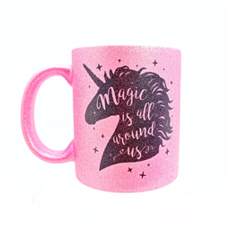 Блестящая 3D кружка Born to be a unicorn (3 цвета) 