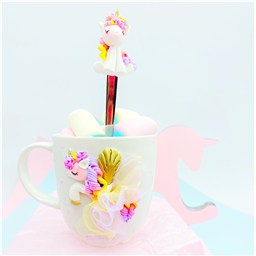 Чайная ложка Единорожка радужная грива