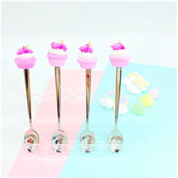 Чайная ложка Пион и единорожка