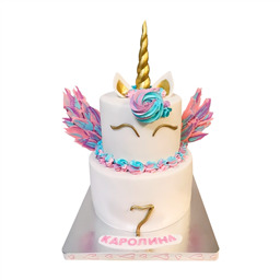 Двухъярусный торт Крылатик