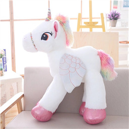 Единорог для обнимашек с крыльями