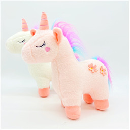 Игрушка мягкая единорог Цветочкин (65см, 90 см)