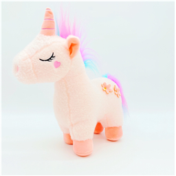 Игрушка мягкая единорог Цветочкин (65см, 90 см)