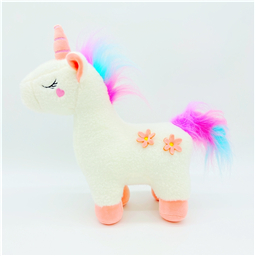 Игрушка мягкая единорог Цветочкин (65см, 90 см)