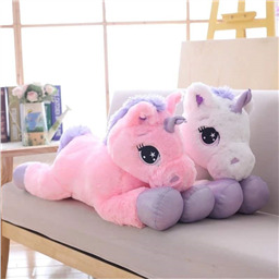 Игрушка мягкая единорог Фиолетик  (90 см, 120см)