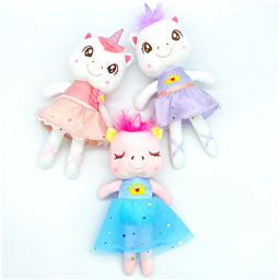 Игрушка мягкая единорог Юбочкин (25 см, 45 см)