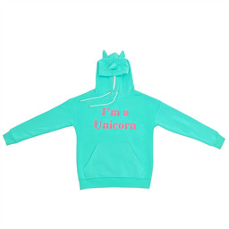 Худи с рогом и ушами I am Unicorn