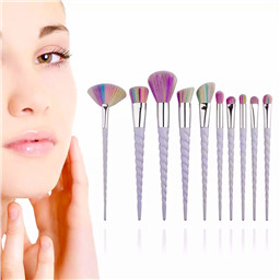 Набор кистей для для макияжа Лаванда единорожья