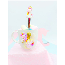 Кружка глянцевая  Балерина радужная грива