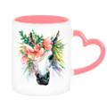 Кружка с ручкой сердцем Print Unicorn (12 дизайнов) 