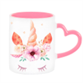 Кружка с ручкой сердцем Print Unicorn (12 дизайнов) 
