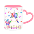 Кружка с ручкой сердцем Print Unicorn (12 дизайнов) 