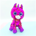 Игрушка мягкая единорог Глазастик (18 см, 22 см)