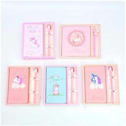 Набор блокнот и ручка c единорогом We Love Unicorns