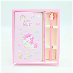 Набор блокнот и ручка c единорогом We Love Unicorns