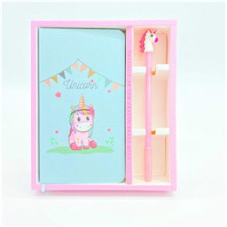 Набор блокнот и ручка c единорогом We Love Unicorns