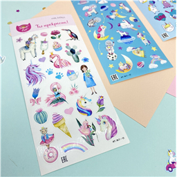 Наклейки Unicorn world