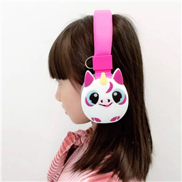 Наушники беспроводные складные Единорожка