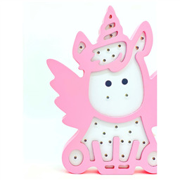 Ночник деревянный Единорог Пегас