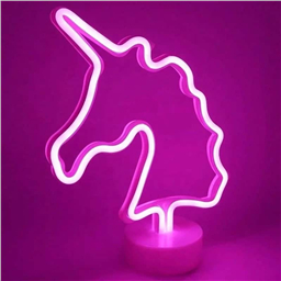 Ночник Неоновый свет единорога