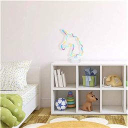 Ночник Неоновый свет единорога