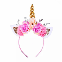 Ободок с цветами  Unicorn Gift