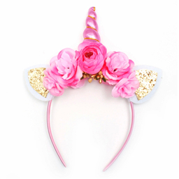 Ободок с цветами  Unicorn Gift