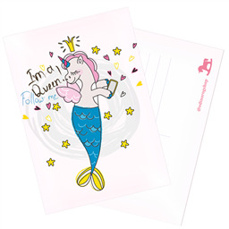 Открытка Королева-русалка