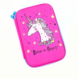 Пенал с единорогом объемный с отделениями