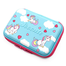 Пенал с единорогом объемный с отделениями