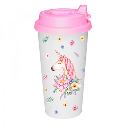 Пластиковый термостакан Акварелька