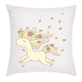 Подушка Единорог и розы