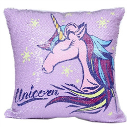 Подушка с пайетками Unicorn