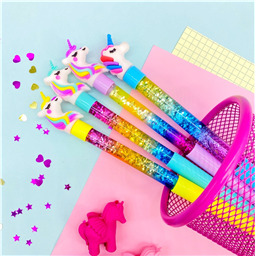 Ручка шариковая с блестками Shining Unicorn