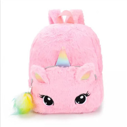Рюкзак с единорогом  Плюшевый единорожка