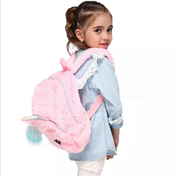 Рюкзак с единорогом  Плюшевый единорожка