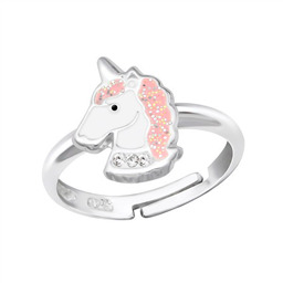 Серебряное кольцо Волшебство единорога