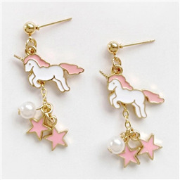 Серьги Звезды единорога