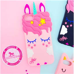 Силиконовый дизайнерский чехол для IPhone  Единорог