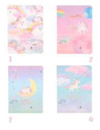 Скетчбук с единорогом 