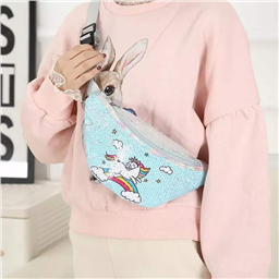 Сумка поясная Блестящий Единорожка