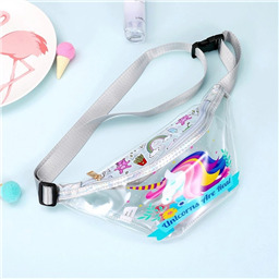 Сумка поясная прозрачная Super Единорог