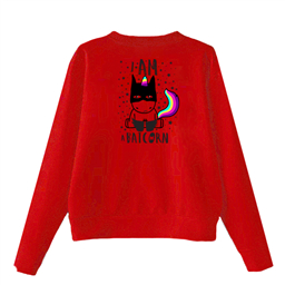 Красный свитшот Беткорн