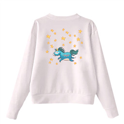 Свитшот Единорожка в звездах