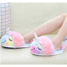 Тапочки-единорожки Радужная радость