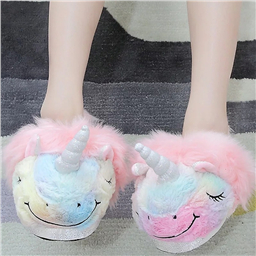 Тапочки-единорожки Радужная радость