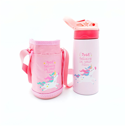 Термос в термосумке с ремнем Love to Walk (2 цвета) 