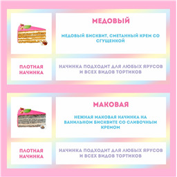 начинка Торт Единорог Золотокрылый